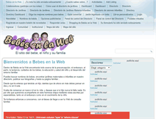 Tablet Screenshot of bebesenlaweb.com.ar
